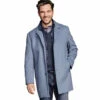 Wool-Blend Car Coat With Bib - 04903158-XXL 2 Wool-Blend Car Coat With Bib - 04903158-XXL -Johnston Murphy Shop 493158 master