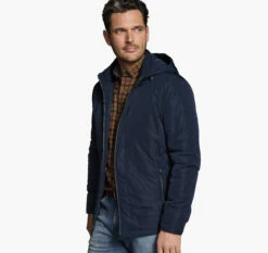 Lightweight Jacket With Removable Hood - 04903193-XXL