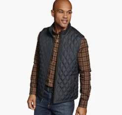 Diamond Quilt Vest - 04903196-3XL