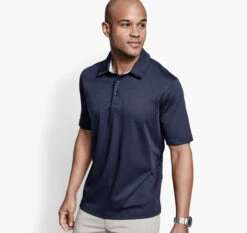 Liquid Cotton Polo - 07405480-XXL -Johnston Murphy Shop 745480 master 3
