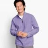 Reversible Solid Quarter-Zip - 07405505-XXL -Johnston Murphy Shop 745505 master