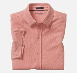 Vintage Birdseye Button-Front Shirt - 07405684-XXL