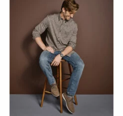 XC Flex® Stretch Textured Long-Sleeve Shirt - 07405814-3XL 7 XC Flex® Stretch Textured Long-Sleeve Shirt - 07405814-3XL -Johnston Murphy Shop 745814 master 2