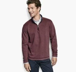 Reversible Solid Quarter-Zip - 07406515-XXL