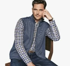 Reversible Solid Vest - 07406517-XXL -Johnston Murphy Shop 746517 master 2