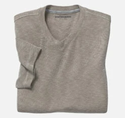 Vintage Slub V-Neck Tee - 07408913-S