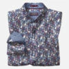 Printed Cotton Shirt - 07408927-L -Johnston Murphy Shop 748927 master