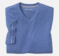 Vintage Slub V-Neck Tee - 07409103-XXL