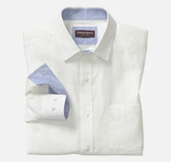 Washed Linen-Blend Shirt - 07409312-S