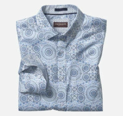 Printed Cotton Shirt - 07409393-S