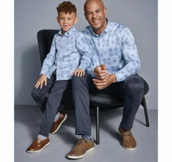 Printed Cotton Shirt - 07409393-S -Johnston Murphy Shop 749393 master 2