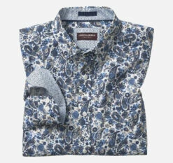Printed Cotton Shirt - 07409396-XXL