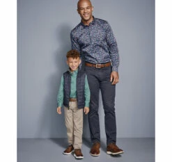 Printed Cotton Shirt - 07409401-XXL -Johnston Murphy Shop 749401 master 3