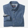 Washed Denim Shirt - 07409407-XXL -Johnston Murphy Shop 749407 master