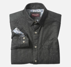 Washed Denim Shirt - 07409408-XXL